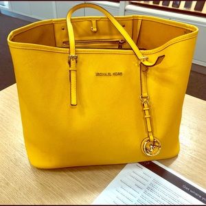 Michael Kors Yellow Tote